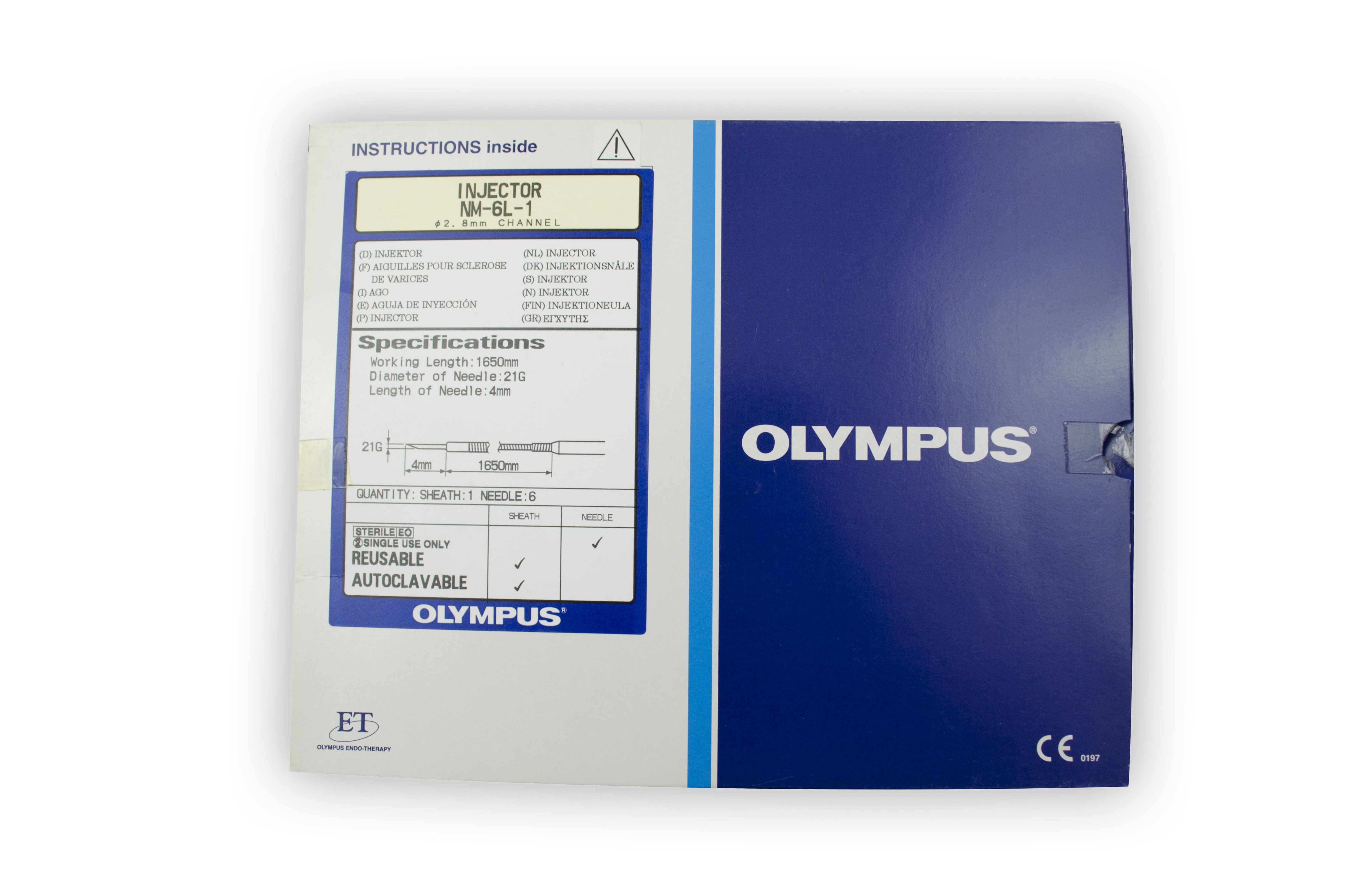 Olympus Reusable Injection Needle - NM-6L-1