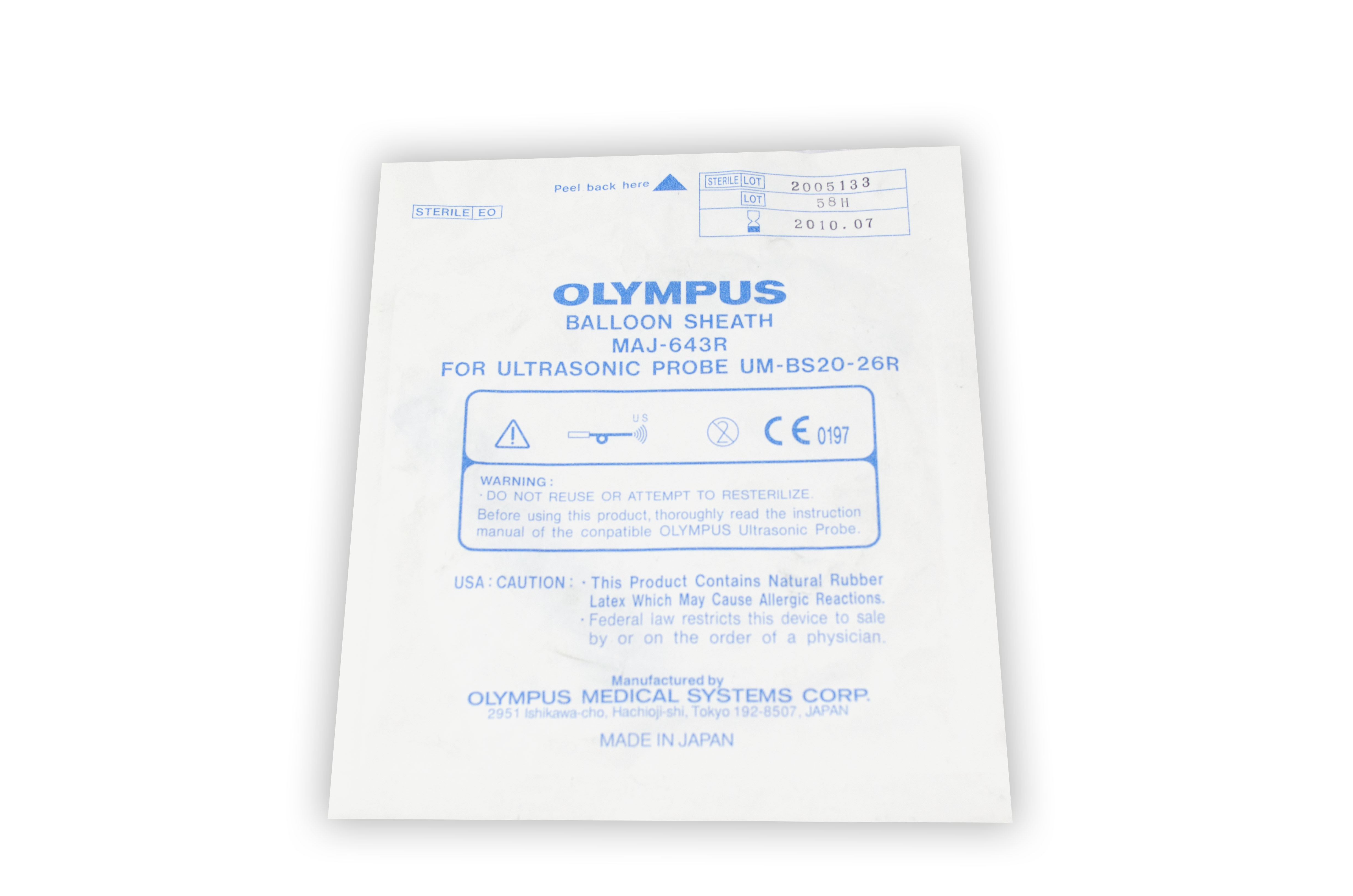 [Out-of-Date] Olympus Disposable Accessory - MAJ-643R
