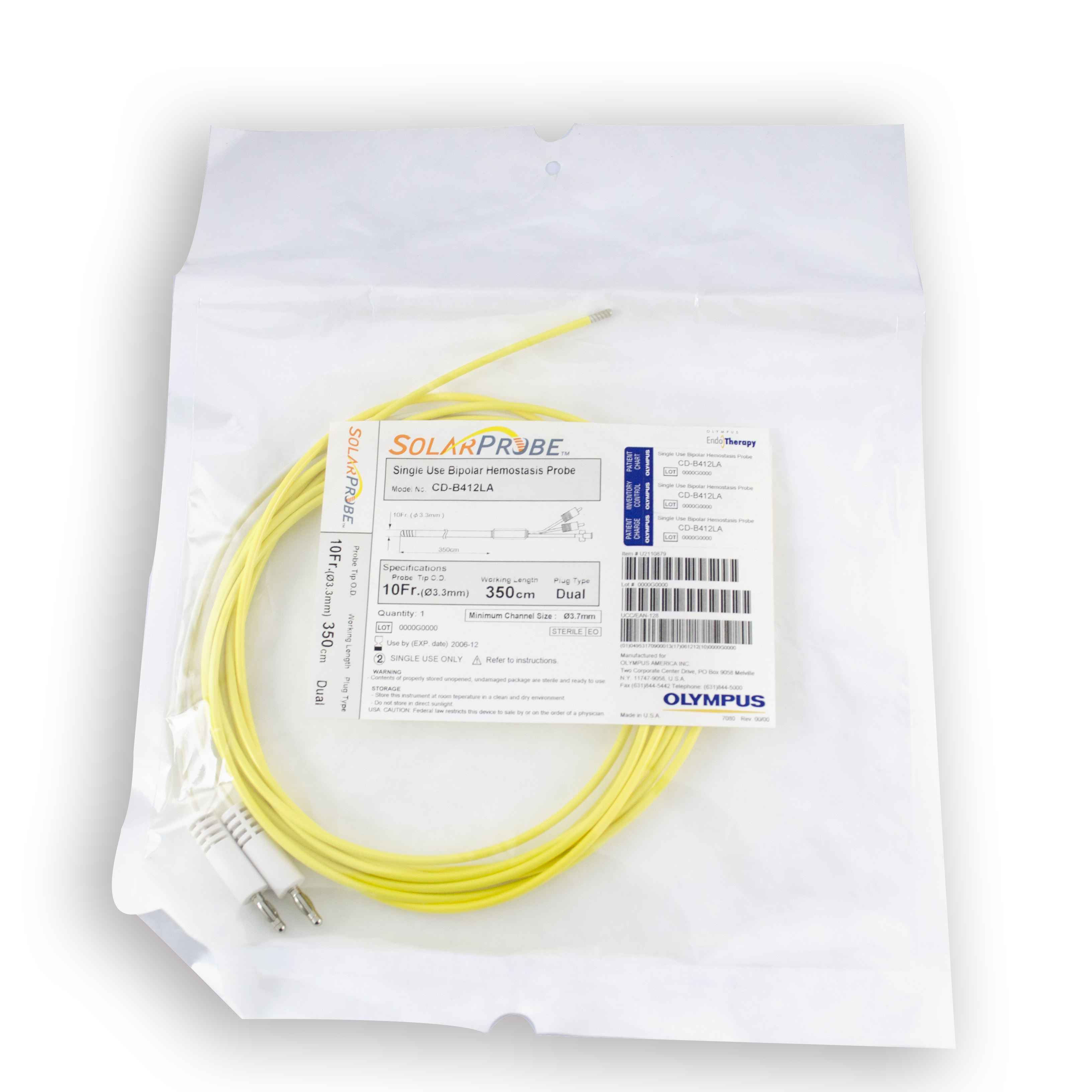 [In-Date] Olympus Disposable Coagulation Electrode (Heat Probe) - CD-B412LA