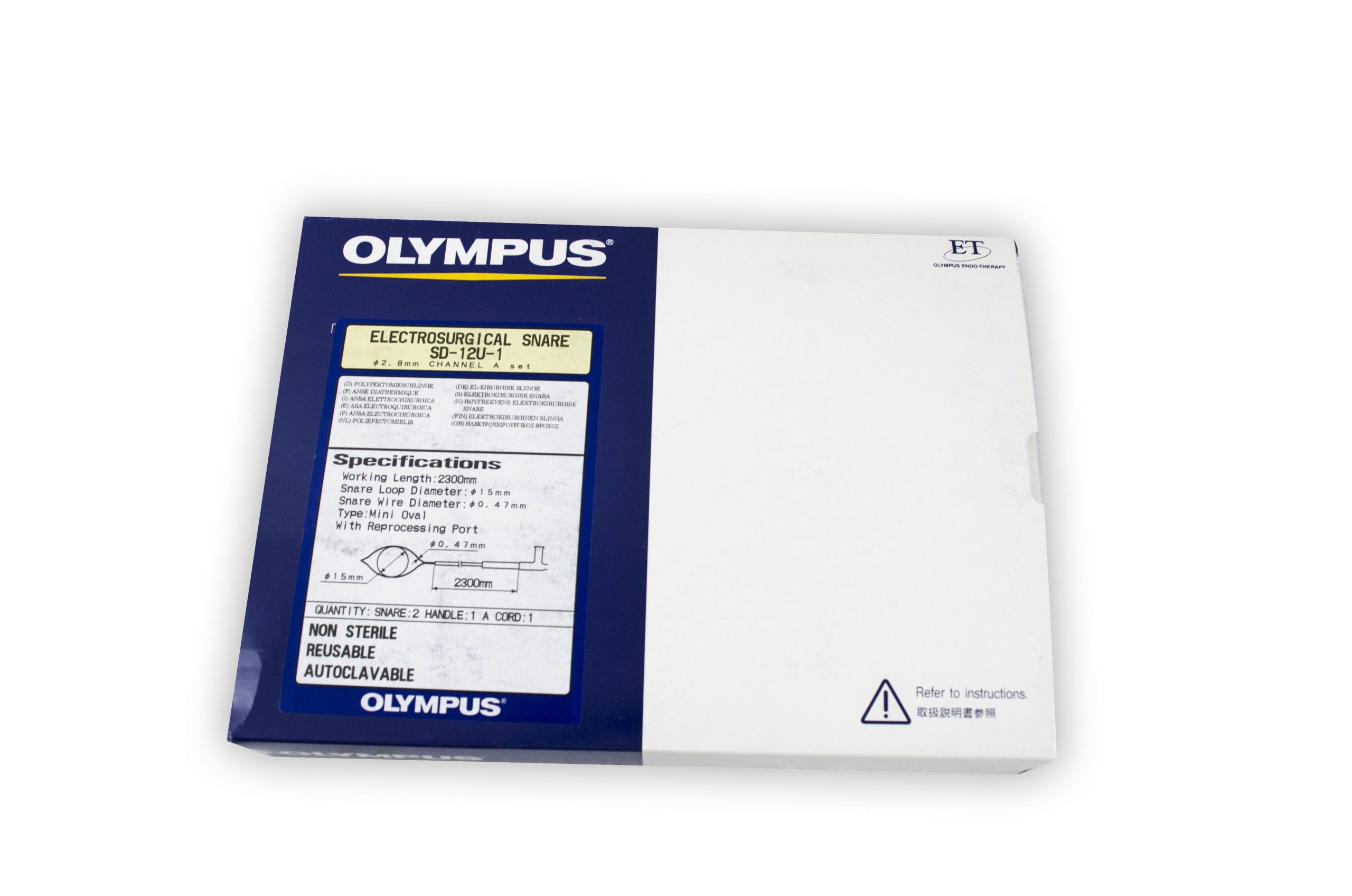 Olympus Reusable Diathermy Snare - SD-12U-1 (2 Snares, 1 Handle, 1 A Cord)