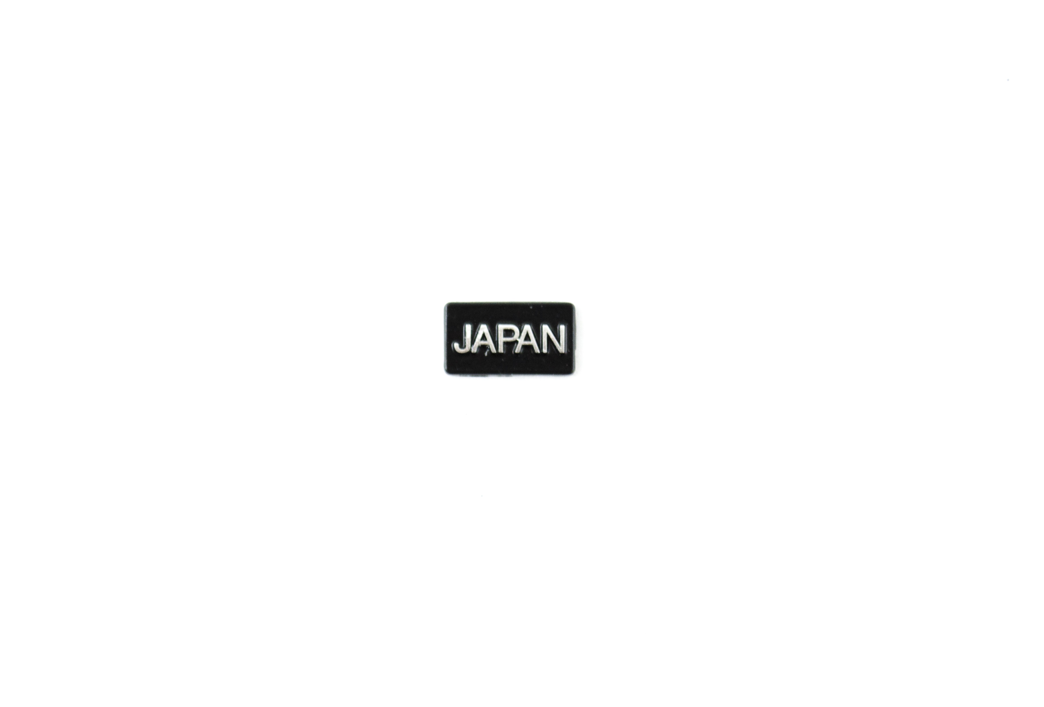 OEM Nameplate: Backing Control Grip - (JAPAN-Metal) E Series, 10 Series