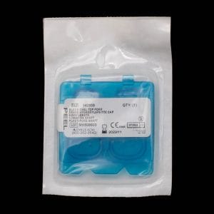 Disposable Black Oval-Top Porp, Dense Hydoxylapatite Cap, 6.6mm Length, 1.78mm Dia Shaft, Plasti-Pore Shaft - 140859 [1/Box]