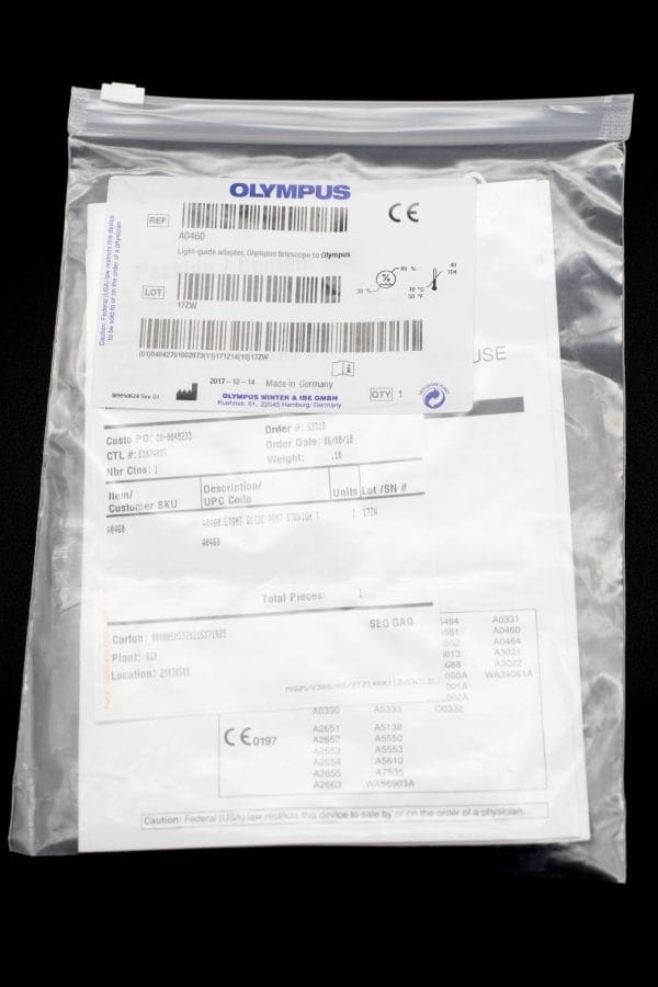Reusable Light Guide Adapter (Oly. Telescope to Oly.) - A0460 [1/Bag]