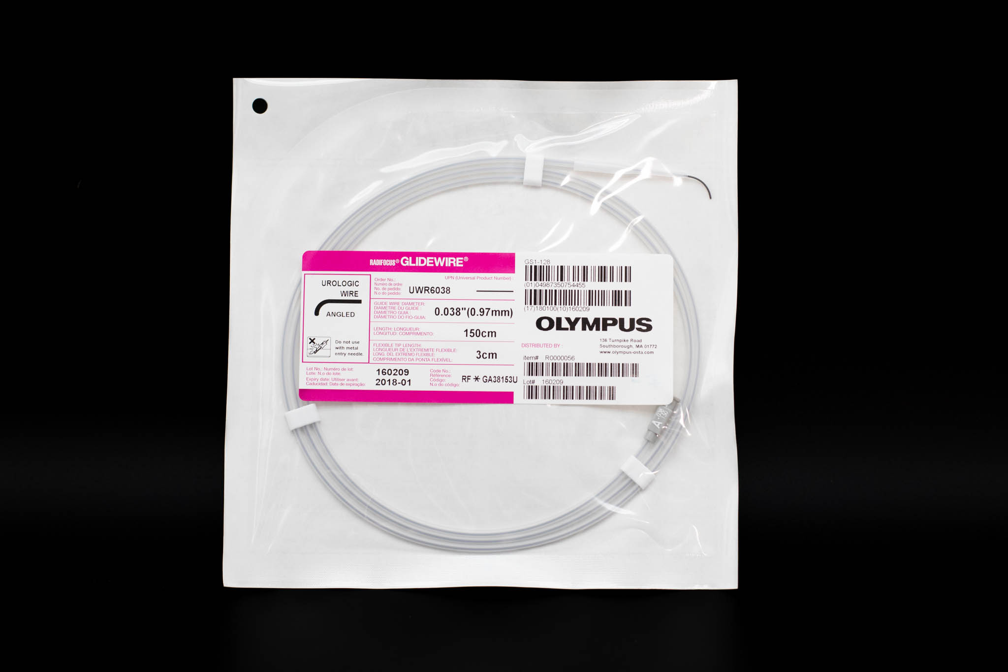 Urological Guidewire UWR6038 [5/Box] ENDOCORP