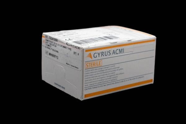 [In-Date] Disposable Armstrong Beveled Grommet Type, Vent Tube with Tab, 1.14 mm I.D. , Ultrasil Silicone - 70241050 [6/Box] - Image 2