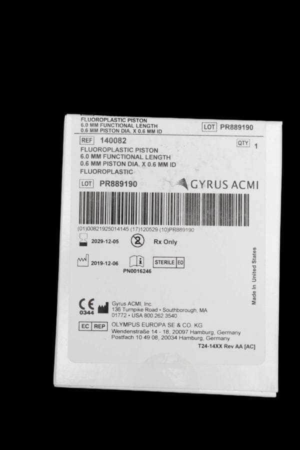 [In-Date] Disposable Fluroplastic Piston, 6.0 mm Functional Length, 0.6 mm Piston DIA x 0.6 mm I.D., Fluroplastic - 140082 [1/Box] - Image 2