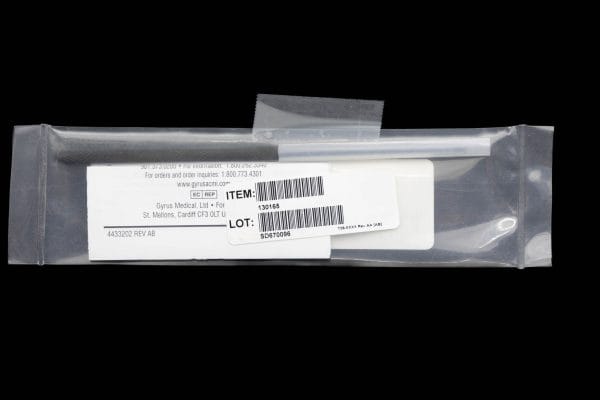 Reusable Antoli-Candela Elevator, Small, 10 Deg. Blade Angle, 4.99 mm x 1.37 mm Blade Size, Stainless Steel, Ebony Finish - 130165 [1/Bag]