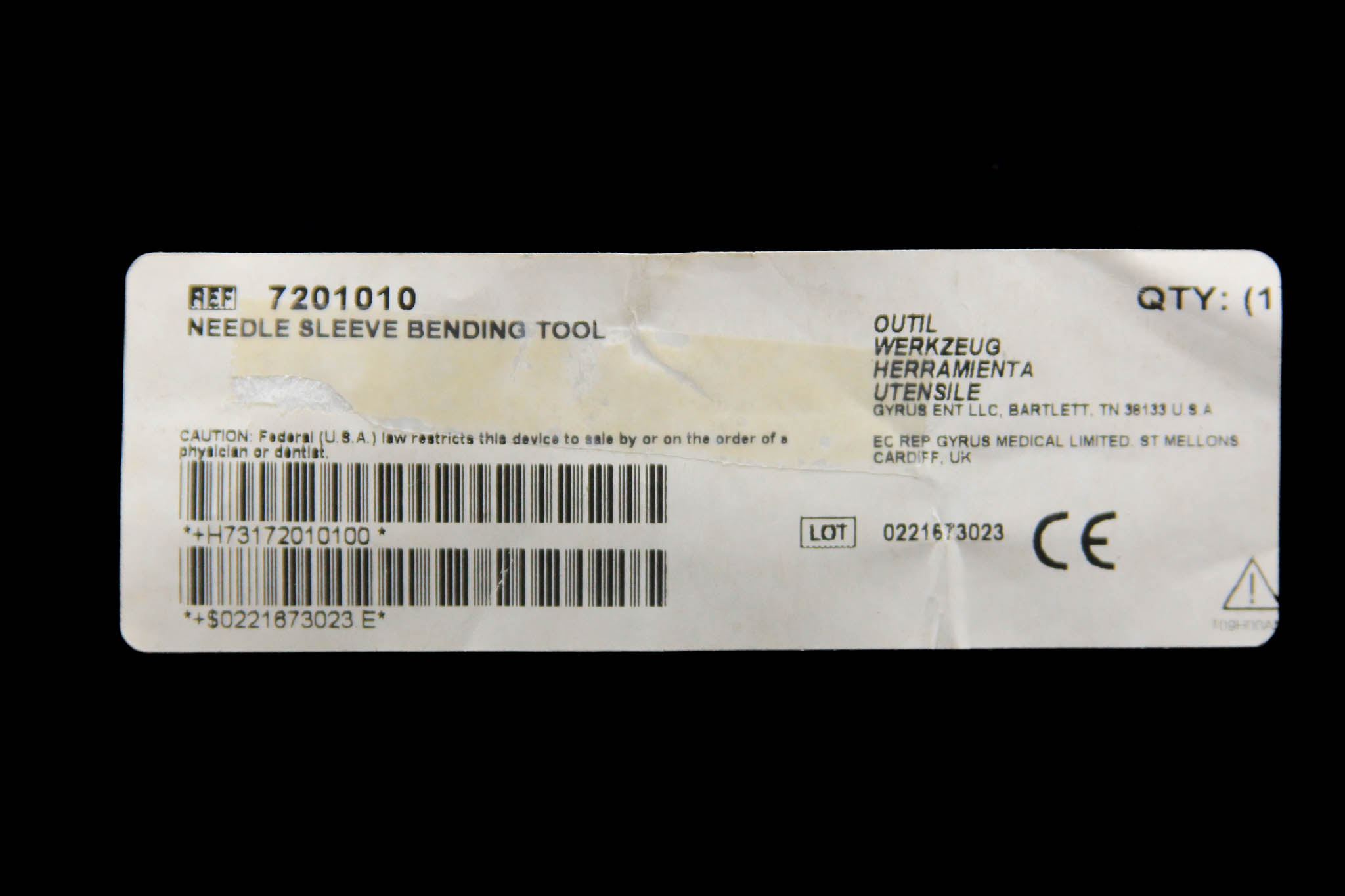 Needle Sleeve Bending Tool ENDOCORP