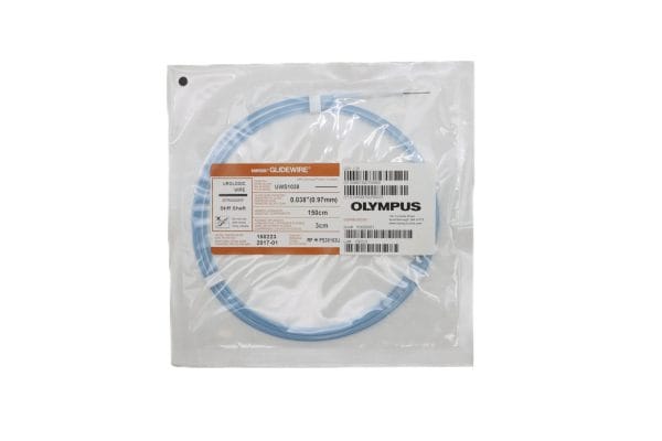 [Out-of-Date] Disposable Glidewire, Urologic Wire Straight Stiff Shaft, Guide Wire Diameter: 0.038" (0.97mm), Length: 150cm, Flexible Tip Length: 3cm - UWS1038 [1/Bag] - Image 2