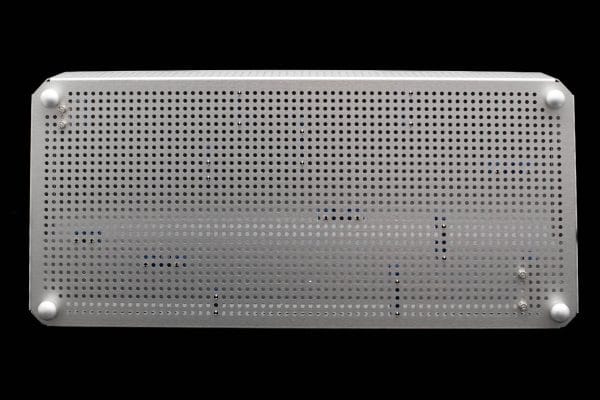 Reusable Sterilization Tray with Inserts for ENF-VQ, Perforated, 21" x 9 1/2" x 3 3/8" - BSKF03 [1/Box] - Image 2