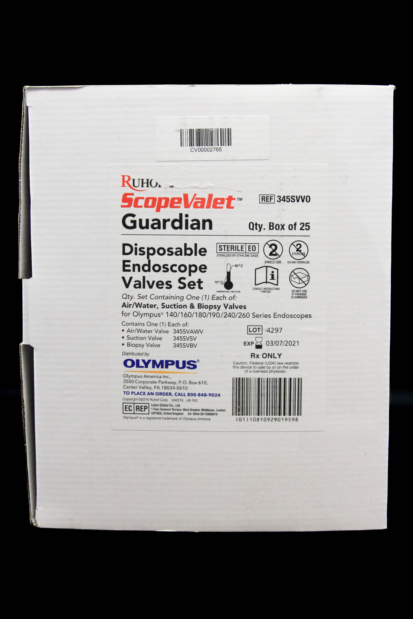 Endoscope Valves Set 345SVV0 [25/Box] ENDOCORP