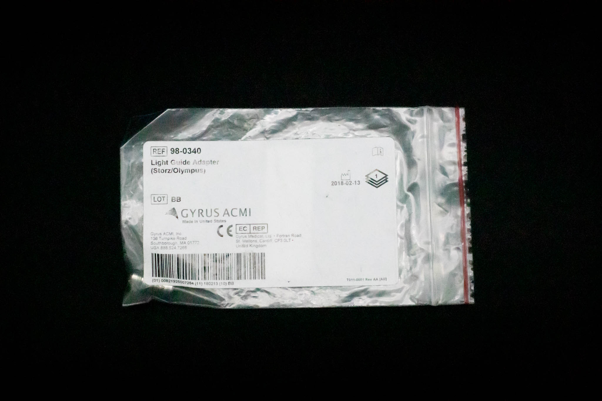 Light Guide Cable Adapter for Storz to Olympus 980340 [1/Bag] ENDOCORP